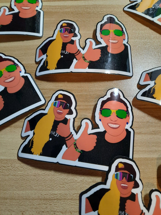 Katies Birthday Stickers - Merlscreations