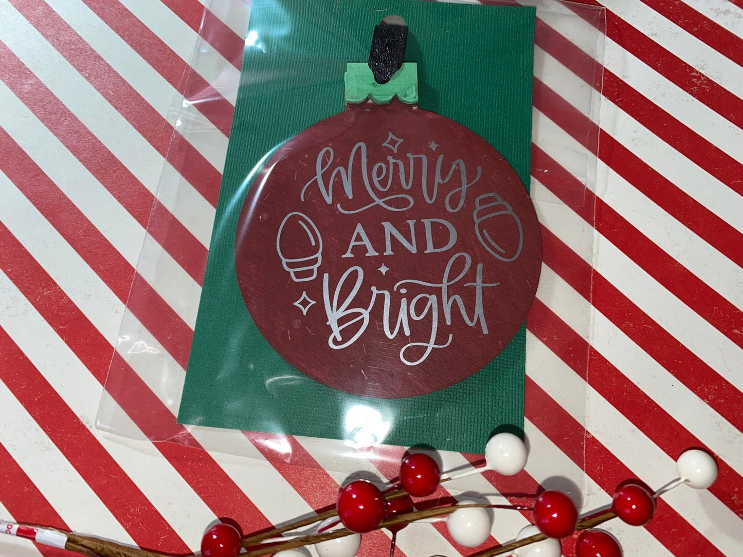 Merry and Bright Ornaments - Merlscreations