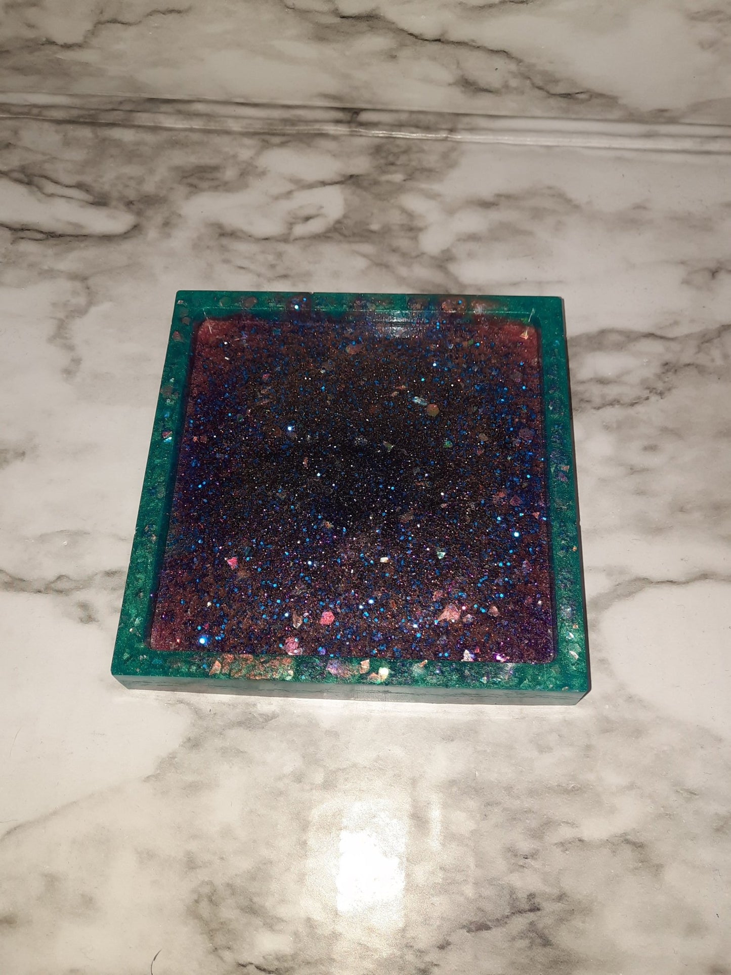 Multi-colored Coaster - Merlscreations