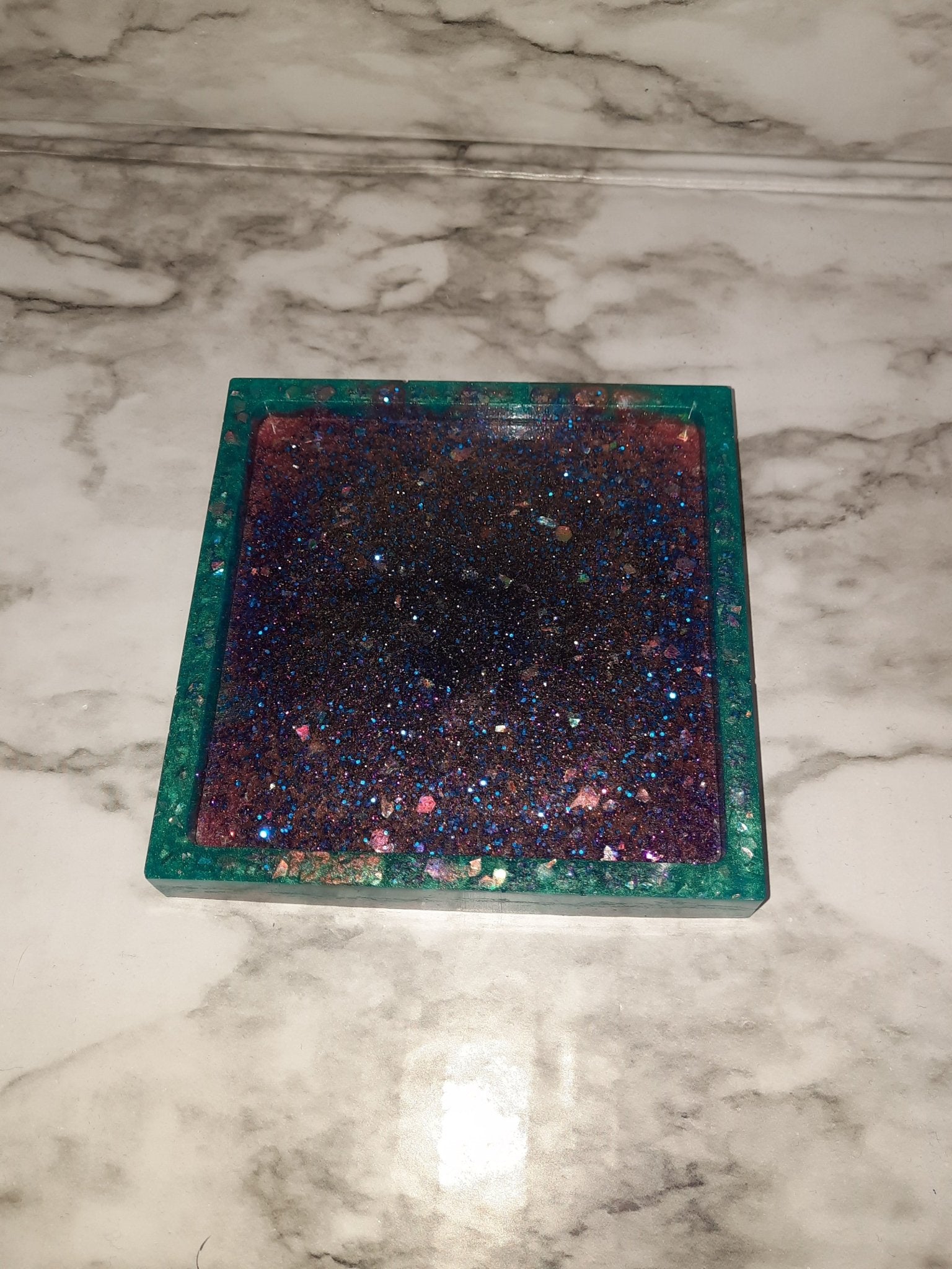 Multi-colored Coaster - Merlscreations