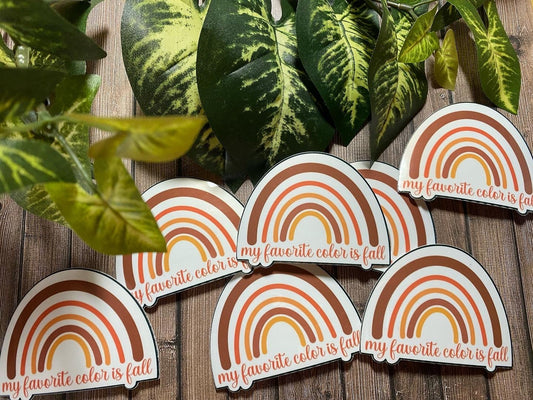 My favorite color is fall sticker - Merlscreations