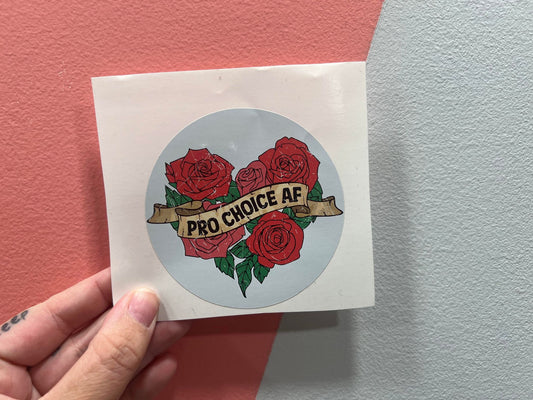 Pro Choice AF Sticker - Merlscreations