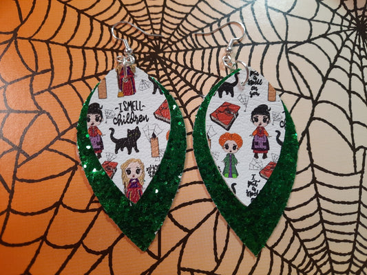 Sanderson Sister Dangle Earrings - Merlscreations