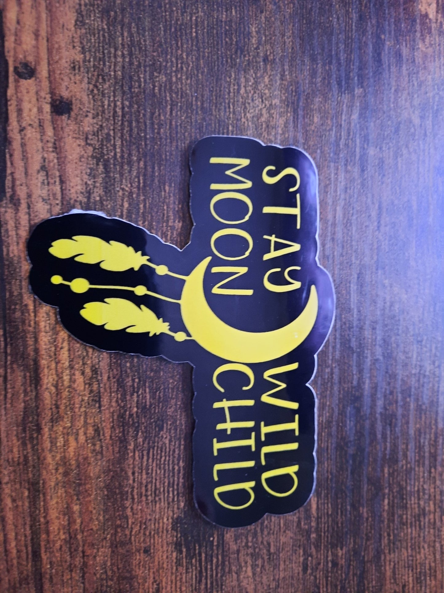 STAY WILD MOON CHILD Stickers - Merlscreations