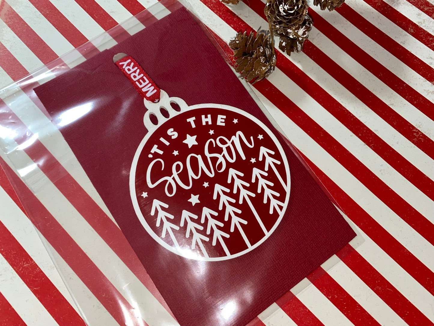 Tis The Season Christmas Ornament - Merlscreations
