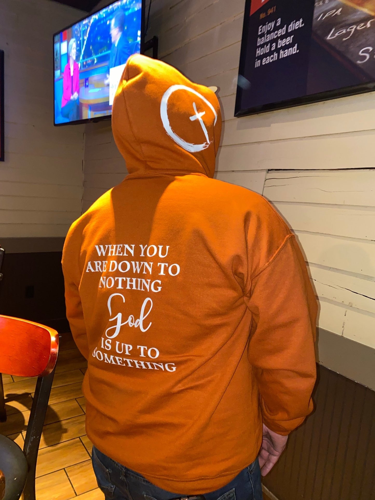 When your down to nothing Hoodie - Merlscreations