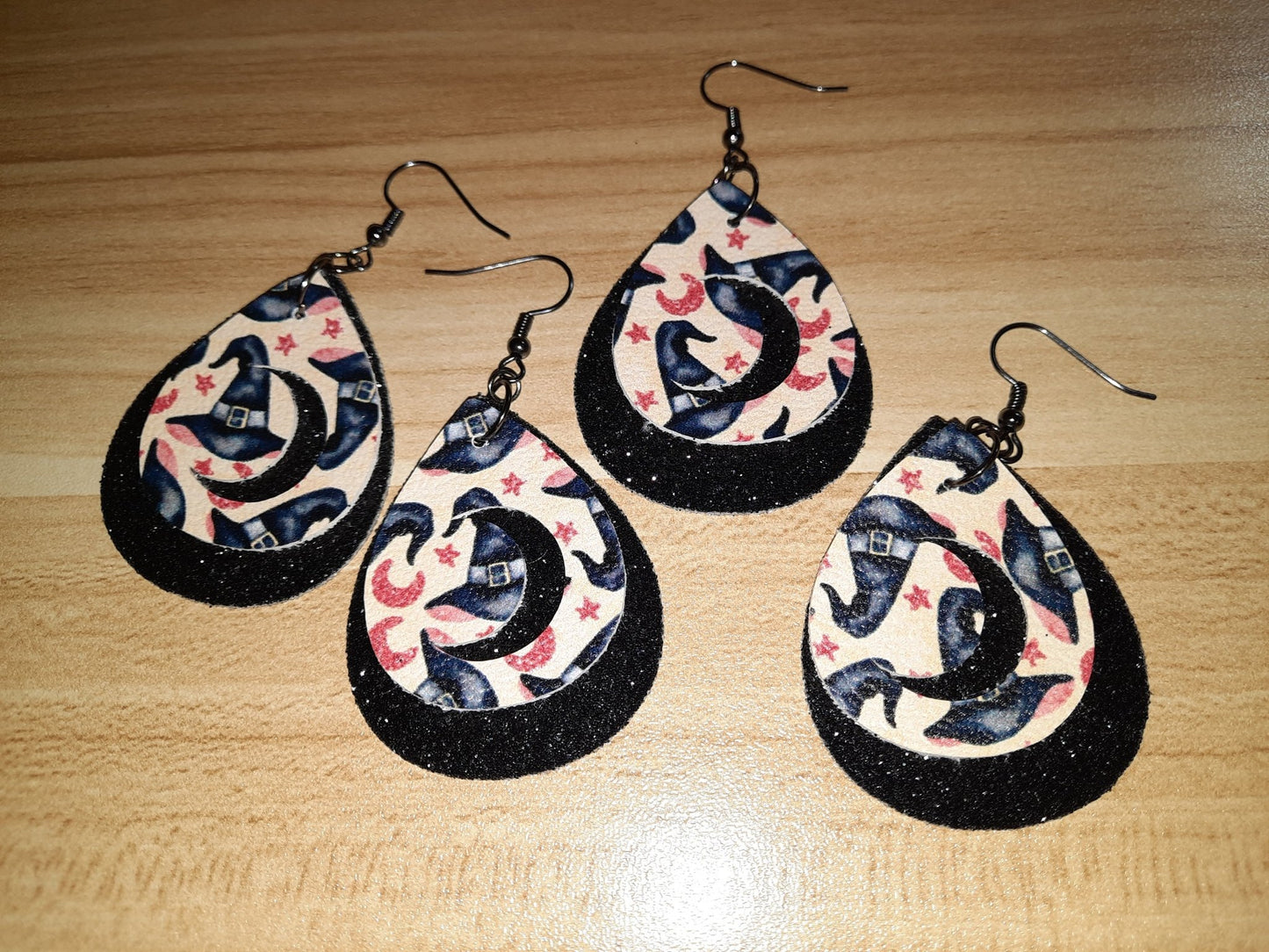 Witchy Moon Earrings - Merlscreations