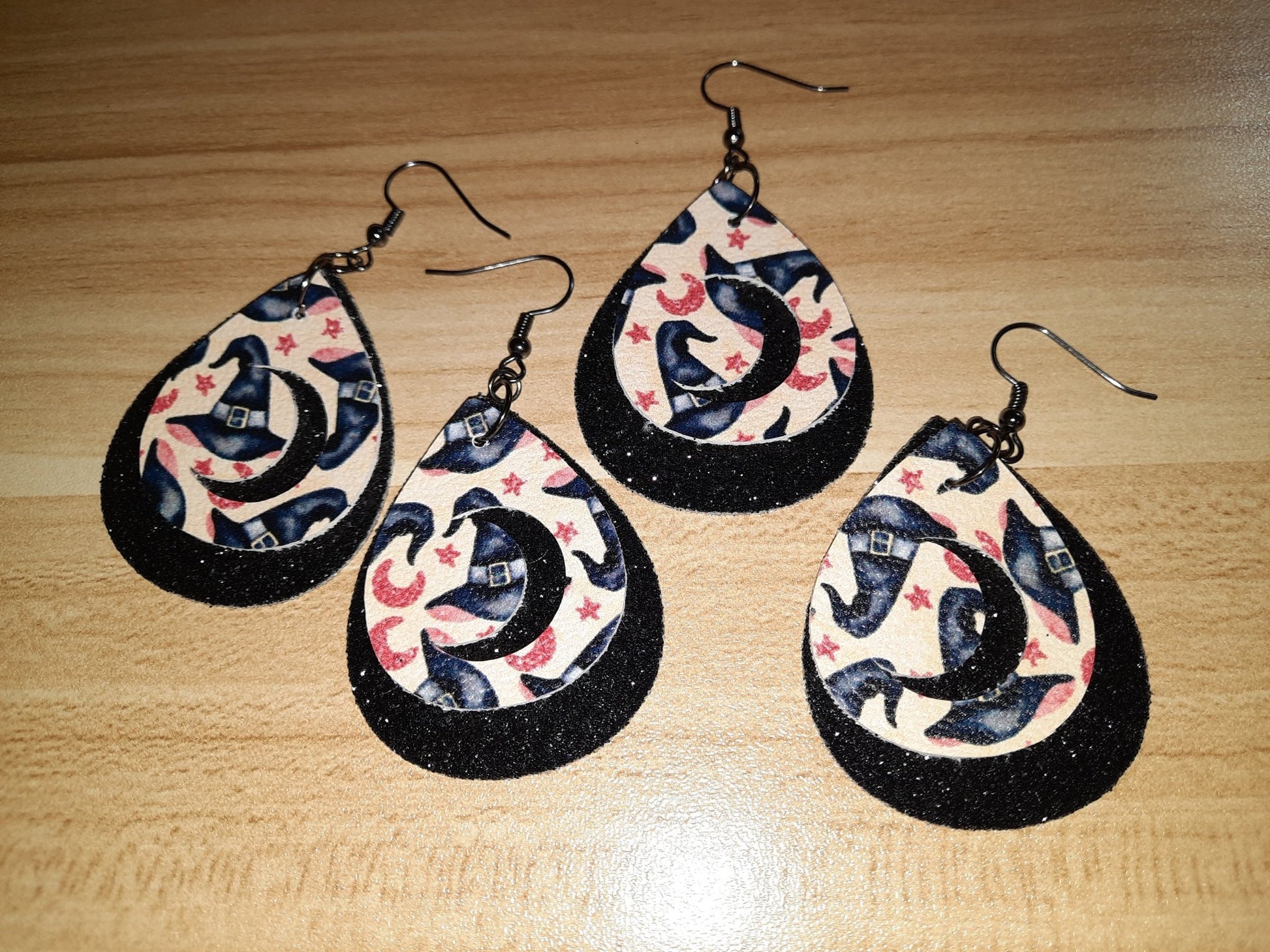 Witchy Moon Earrings - Merlscreations